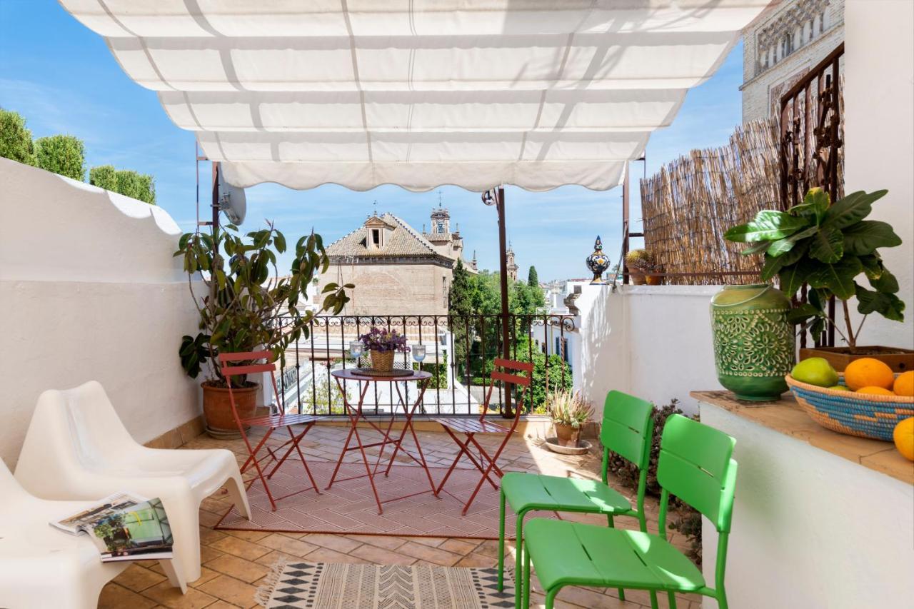 セビリア San Luis Luxury House With Terraceヴィラ エクステリア 写真